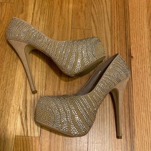 Call It Spring Nude Demy Platforms (Size 9)